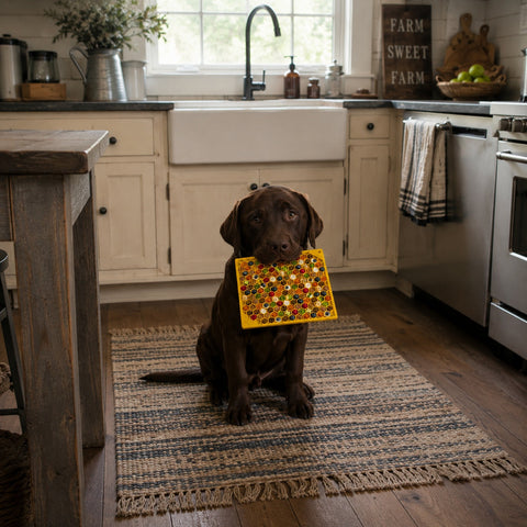 Honeycomb Pattern Pet Lick Mat – Enrichment Treat Tray | Made in USA SodaPup  EMAT
