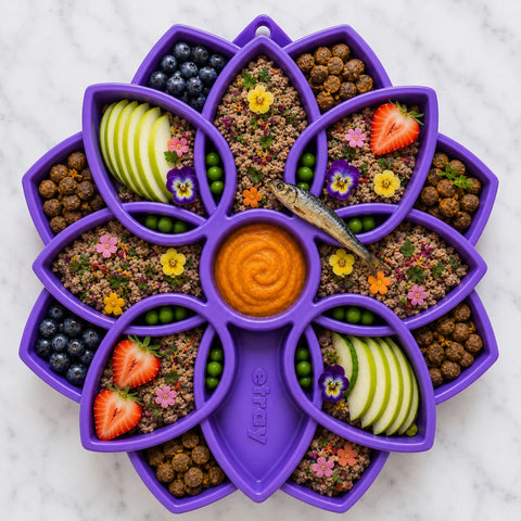Mandala Design Dog Enrichment Slow Feeder Tray – Interactive Lick Mat | Made in USA SodaPup  ETRAY