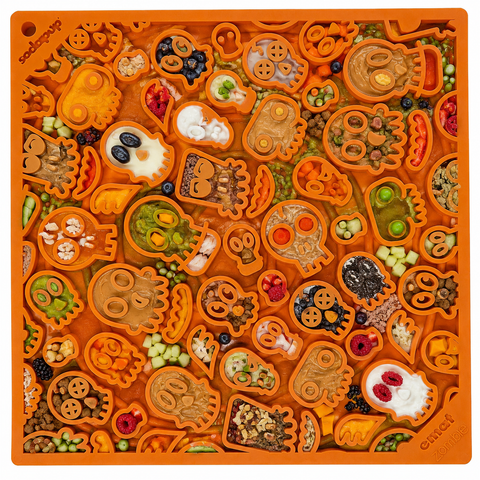 SodaPup Zombie Design Enrichment Lick Mat – Food Safe Pet Feeder | Made in USA SodaPup  EMAT