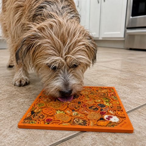 SodaPup Zombie Design Enrichment Lick Mat – Food Safe Pet Feeder | Made in USA SodaPup  EMAT