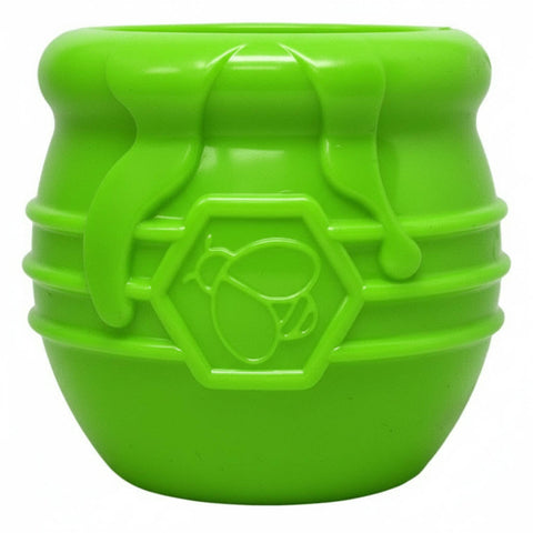 Durable PUP-X Rubber Treat Dispenser Toy – Honey Pot Design | Made in USA SodaPup  Rubber Dog Toys