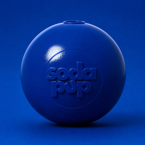 Chew Proof Floating Dog Fetch Ball – Durable Squeaker Toy 3 Inch | Made in USA SodaPup  Rubber Dog Toys