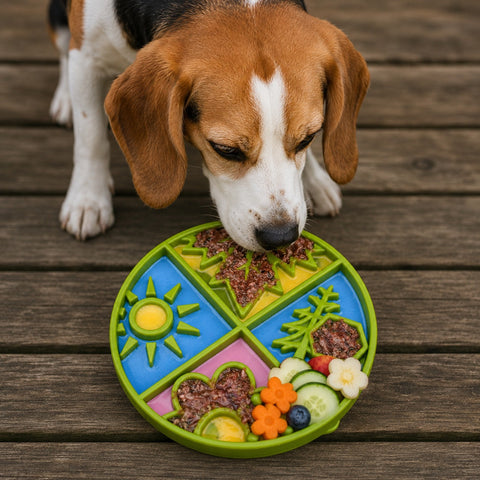 Four Seasons Design Enrichment Slow Feeder Tray for Dogs – 11 Inch – Made in USA SodaPup  ETRAY