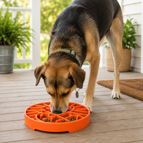 Sun and Moon Slow Feeder Dog Bowl – Interactive eTray Enrichment | Made in USA SodaPup  ETRAY
