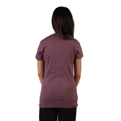 Women's Organic Cotton V-Neck Tee – Fitted Short Sleeve | Made in USA Spiritex | Sustainable Apparel  Women's Tees & Tanks
