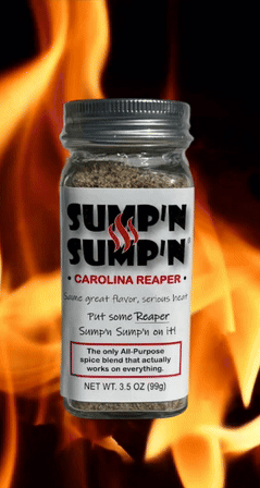 SUMP'N SUMP'N Carolina Reaper Seasoning Blend 3.5 Oz – All-Natural Vegan Spice Mix | Made in USA SUMP'N SUMP'N  Spice Blend