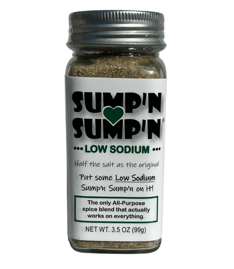 SUMP'N SUMP'N Low Sodium All-Natural Spice Blend 3.5 Oz – Gluten-Free Seasoning Mix | Made in USA SUMP'N SUMP'N  Spice Blend