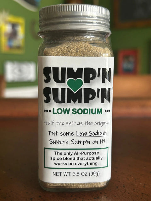 SUMP'N SUMP'N Low Sodium All-Natural Spice Blend 3.5 Oz – Gluten-Free Seasoning Mix | Made in USA SUMP'N SUMP'N  Spice Blend