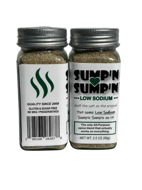 SUMP'N SUMP'N Low Sodium All-Natural Spice Blend 3.5 Oz – Gluten-Free Seasoning Mix | Made in USA SUMP'N SUMP'N  Spice Blend