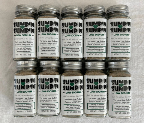 SUMP'N SUMP'N Low Sodium All-Natural Spice Blend 3.5 Oz – Gluten-Free Seasoning Mix | Made in USA SUMP'N SUMP'N  Spice Blend