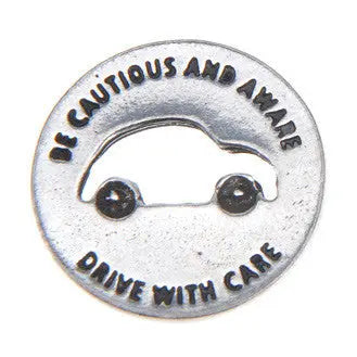 Safe Driving Blessing Ring Charm – Handcrafted Pewter Car Token | Inspirational Gift Made in USA Whitney Howard Designs  Blessing Ring