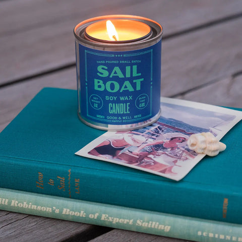 Sailboat Happy Place Candle Good & Well Supply Co.  Candles
