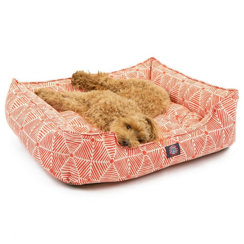 Charlie Plush Pet Lounge Bed 24 Inch – Contemporary Design | Made in USA Majestic Pet 