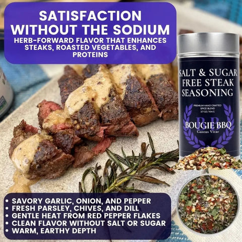 Salt and Sugar Free Gourmet Seasoning Set – 9-Pack Herb Spice Collection | Made in USA Gustus Vitae  Collections & Gift Sets