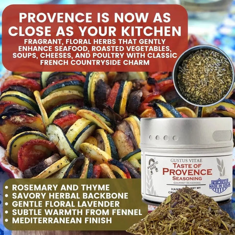 Salt and Sugar Free Gourmet Seasoning Set – 9-Pack Herb Spice Collection | Made in USA Gustus Vitae  Collections & Gift Sets