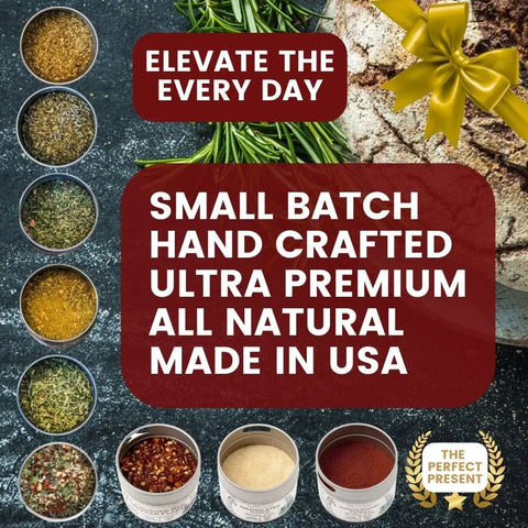 Salt and Sugar Free Gourmet Seasoning Set – 9-Pack Herb Spice Collection | Made in USA Gustus Vitae  Collections & Gift Sets
