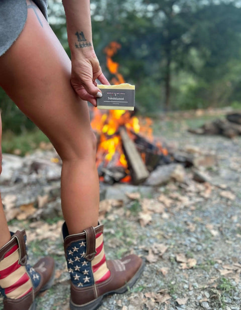 Sandalwood Tallow Soap Bar Born to be Free  soap