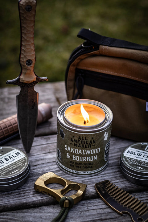 Sandalwood & Bourbon : Candle My Store 