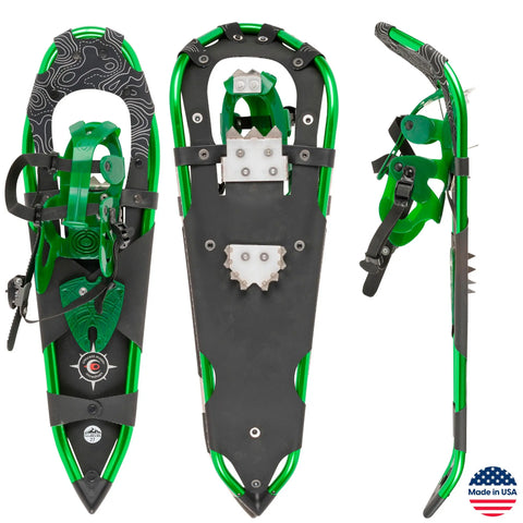 Sawtooth 27 Blue All-Terrain Snowshoes | Made in USA Crescent Moon  item