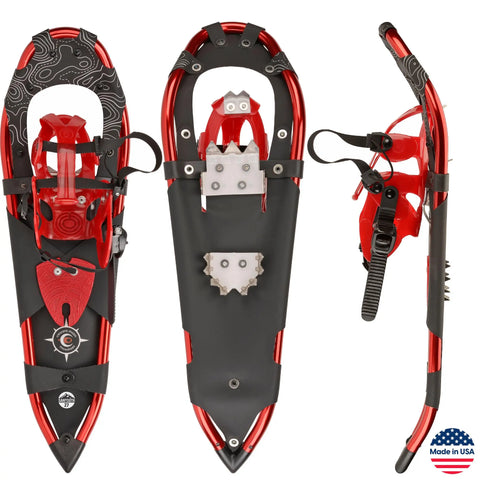 Sawtooth 27 Blue All-Terrain Snowshoes | Made in USA Crescent Moon  item