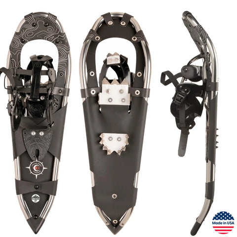 Sawtooth 27 Blue All-Terrain Snowshoes | Made in USA Crescent Moon  item