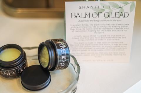 Healing Balm for Body and Spirit 1 oz – Balm of Gilead with Frankincense Myrrh | Handcrafted in USA Shanti + Tula  Bath & Body