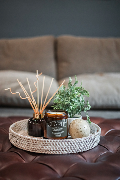 Clarity – Cypress & Eucalyptus Soy Candle | Clean-Burning, USA-Made Wellness Ritual by Shanti + Tula Shanti + Tula  Home Decor
