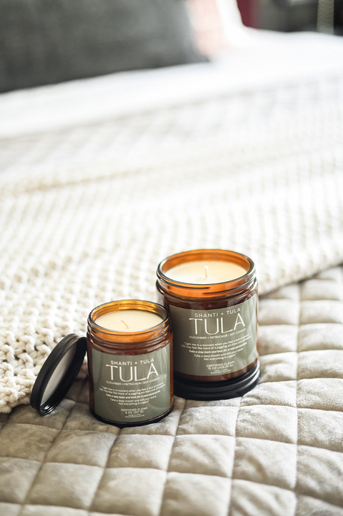 Cucumber Waters Soy Candle – TULA | Clean-Burning, USA-Made 7oz Candle for Calm & Clarity Shanti + Tula  Home Decor
