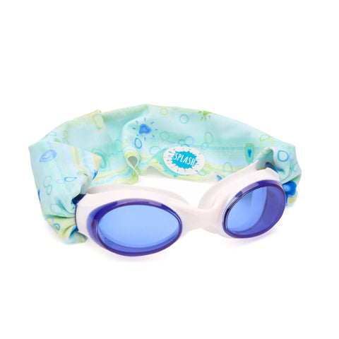 Sea Glass Swim Goggles with Tangle-Free Strap – One Size Fits Kids to Adults | Splash Place | Assembled in USA Splash Place  Swim Goggles