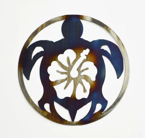 Sea Turtle Metal Wall Art – Coastal Marine Decor – Handmade in USA | Veteran Owned Family Business Knights Home Decor  item