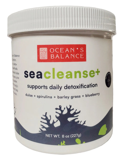 Seacleanse Plus 8oz Detox Supplement Powder – Organic Blend | Made in USA Ocean's Balance 