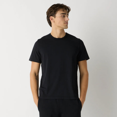 Sean's Lightweight Fitted Tee – 4 oz Fine Gauge Combed Cotton Unisex Shirt | Made in USA US Standard Apparel  SS SIDE SEAM TEE