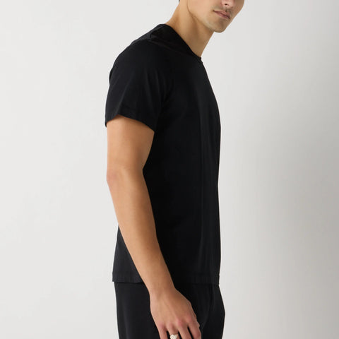 Sean's Lightweight Fitted Tee – 4 oz Fine Gauge Combed Cotton Unisex Shirt | Made in USA US Standard Apparel  SS SIDE SEAM TEE