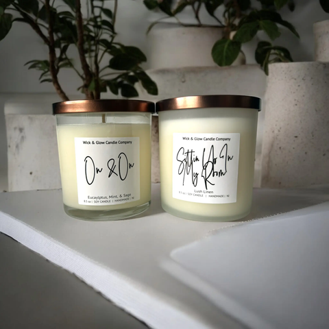 Self Care Duo Candle Set Wick and Glow Candle Company™  Candles