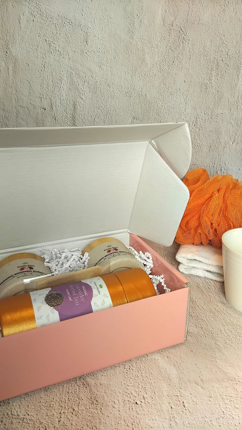 Self-Care Gift Set – 4 oz Rose Scrub and Butter | Handcrafted in USA Forev'Herbs  Gift Sets