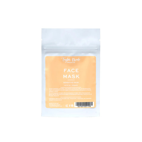 Sensitive Skin Face Mask Taylor Made Organics  Skin Care Masks & Peels