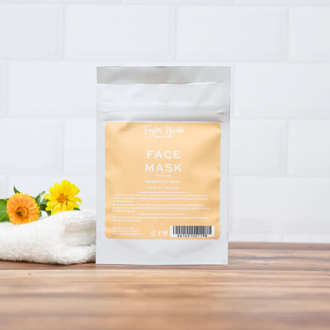 Sensitive Skin Face Mask Taylor Made Organics  Skin Care Masks & Peels