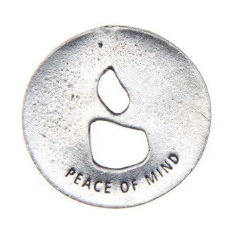 Serenity Blessing Ring Charm – Handcrafted Pewter Inspirational Token | Made in USA Pocket Necklace Gift Whitney Howard Designs  Blessing Ring