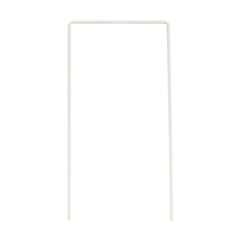 Set of 9 Durable White Croquet Wickets 11.5 Inch – 7 Gauge Steel – Powder Coated | Made in USA Amish Toy Box  Games and Puzzles