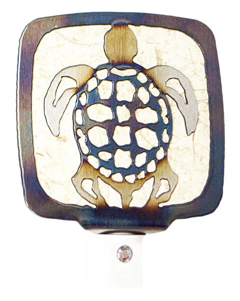 Shellback Turtle Night Light – Light Sensitive Decorative Lamp | Handmade Comfort Glow | Made in USA Knights Home Decor  item