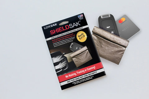 ShieldSak Key Fob Security Pouch – RFID Blocking Faraday Cage | Made in USA LOKSAK