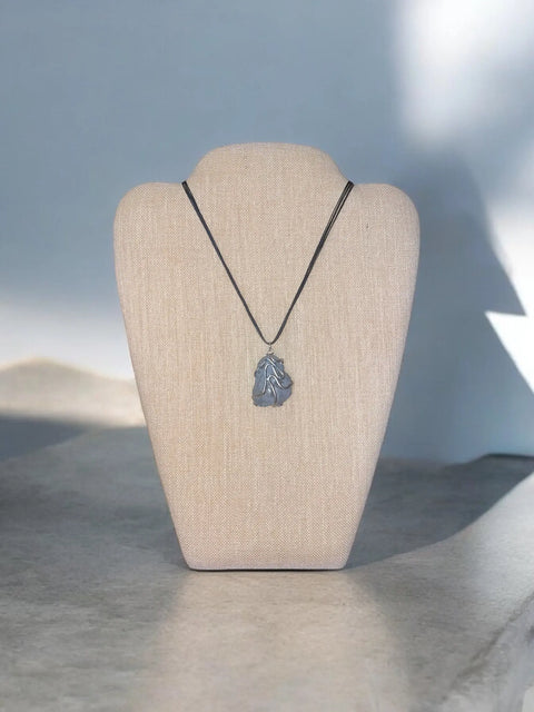 Silver Agate Druzy Necklace 19 Inch Adjustable Black Cord – Sleek Modern Jewelry | Made in USA Michelle Marie Boutique  Necklaces