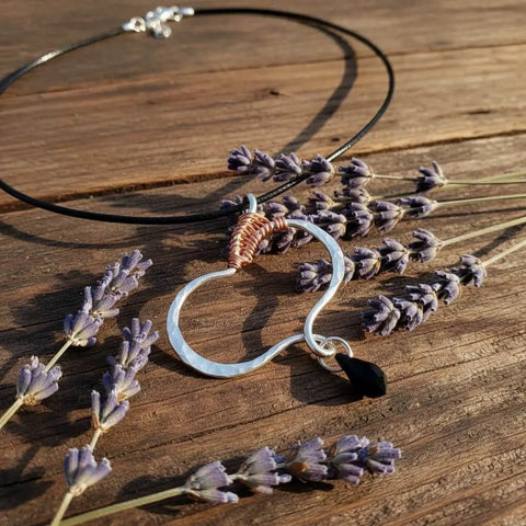 Silver Butterfly Wing Survivor Awareness Necklace – Handmade Jewelry | Made in USA Alexa Martha Designs  Necklace