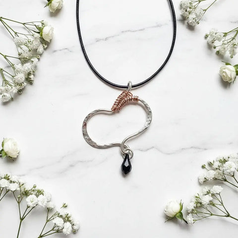 Silver Butterfly Wing Survivor Awareness Necklace – Handmade Jewelry | Made in USA Alexa Martha Designs  Necklace