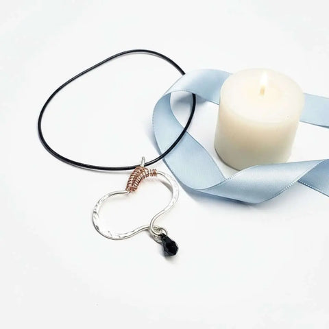 Silver Butterfly Wing Survivor Awareness Necklace – Handmade Jewelry | Made in USA Alexa Martha Designs  Necklace