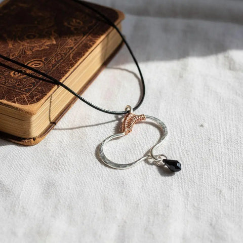 Silver Butterfly Wing Survivor Awareness Necklace – Handmade Jewelry | Made in USA Alexa Martha Designs  Necklace