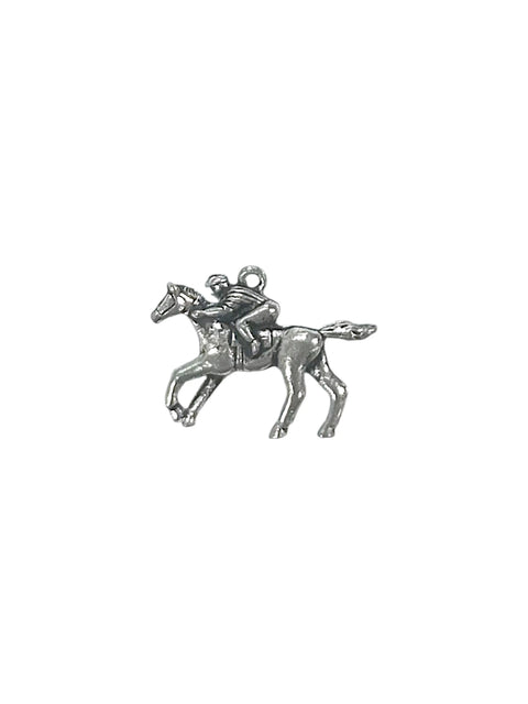 Silver Equestrian Jewelry Set – Horse Charm Necklace with Hypoallergenic Earrings | Made in USA Gift Box Included Michelle Marie Boutique  Charm and Pendants