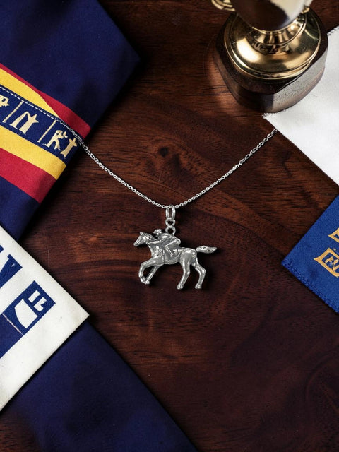 Silver Equestrian Jewelry Set – Horse Charm Necklace with Hypoallergenic Earrings | Made in USA Gift Box Included Michelle Marie Boutique  Charm and Pendants