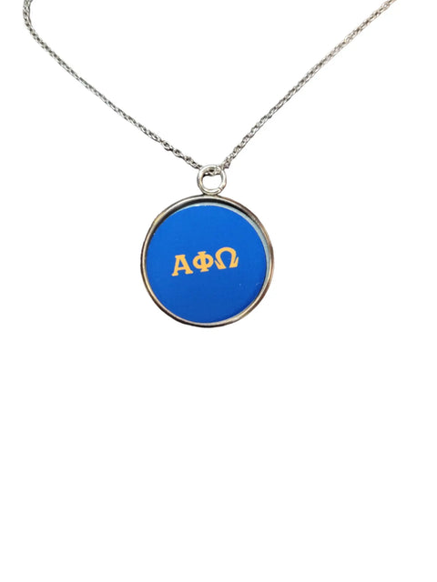 Silver Plated Stainless Steel Alpha Phi Omega Jewelry Set Michelle Marie Boutique  Jewelry