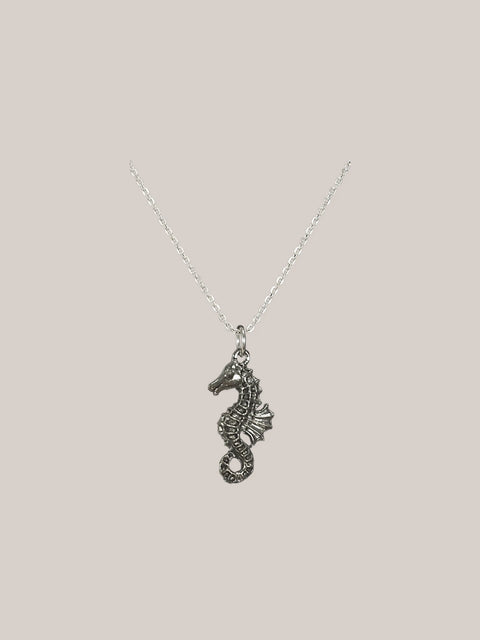 Silver Seahorse Pewter Charm Pendant – Ocean Inspired Jewelry Accessory | Handmade in USA Michelle Marie Boutique  Charms and Pendants